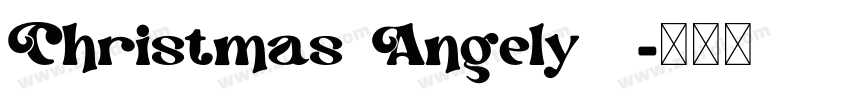 Christmas Angely  字体转换